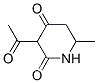 2,4-피페리딘디온, 3-아세틸-6-메틸-(9CI)