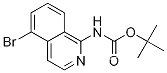 (5- 브로 모-이소 퀴놀린 -1-YL)-탄소 산 TERT-BUTYL 에스테르