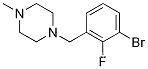 1-BroMo-2-플루오로-3-(4-메틸피페라지노메틸)벤젠