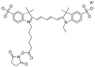 시아닌 5 단 분포 성 헥사 노산 염료, SUCCINIMIDYL ESTER, POTASSIUM SALT