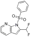 2- 디 플루오로 메틸 -1- 페닐 술 포닐 -7- 아자 인돌