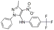 1-フェニル-3-メチル-4-ニトロ-5-[[4-(トリフルオロメチル)フェニル]アミノ]-1H-ピラゾール