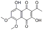 2-아세틸-3,8-디히드록시-5,6-디메톡시-1,4-나프토퀴논