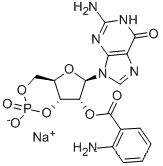 구아노신 3',5'-환형 단인산염, 2'-O-안트라닐로일-, 나트륨 염