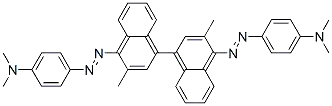 4,4′-ビス(4-ジメチルアミノフェニルアゾ)-3,3′-ジメチル-1,1′-ビナフタレン