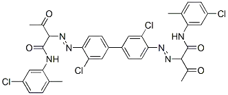 4,4′-(アセトアセト-2′-メチル-5′-クロロアニライド-2-イルアゾ)-3,3′-ジクロロジフェニル