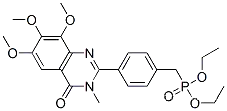 포스폰산, [[4-(3,4-디히드로-6,7,8-트리메톡시-3-메틸-4-옥소-2-퀴나졸리닐)페닐]메틸]-, 디에틸 에스테르(9CI)