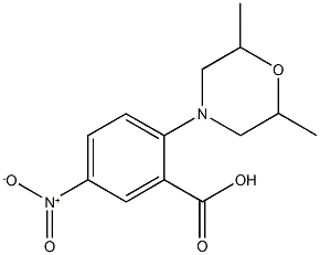 2- (2,6-DIMETHYLMORPHOLINO) -5- 니트로 벤조 익산