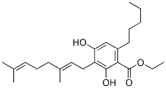3-[(E)-3,7-ジメチル-2,6-オクタジエニル]-6-ペンチル-β-レソルシル酸エチル
