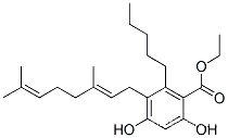 5-[(E)-3,7-ジメチル-2,6-オクタジエニル]-6-ペンチル-β-レソルシル酸エチル