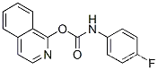 카르밤산, (4-플루오로페닐)-, 1-이소퀴놀리닐 에스테르(9CI)