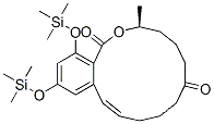 (3S,11E)-3-メチル-14,16-ビス[(トリメチルシリル)オキシ]-3,4,5,6,7,8,9,10-オクタヒドロ-1H-2-ベンゾオキサシクロテトラデシン-1,7-ジオン