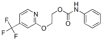 에탄올, 2-[[4- (TRIFLUOROMETHYL) -2-PYRIDINYL] OXY]-, PHENYLCARBAMATE (ESTER)