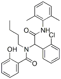 벤젠아세트아미드, 알파-[부틸(2-히드록시벤조일)아미노]-2-클로로-N-(2,6-디메틸페닐)-(9CI)