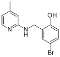 4-브로모-2-([(4-메틸-2-피리디닐)아미노]메틸)벤제놀