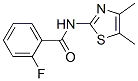 벤즈아미드, N-(4,5-디메틸-2-티아졸릴)-2-플루오로-(9CI)