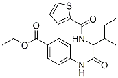 벤조산, 4-[[3-메틸-1-옥소-2-[(2-티에닐카르보닐)아미노]펜틸]아미노]-, 에틸 에스테르(9CI)