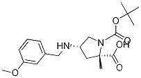 (2S,4S)-4-[[(3-메톡시페닐)메틸]아미노]-1,2-피롤리딘디카르복실산 1-(1,1-디메틸에틸) 2-메틸 에스테르