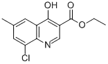 8- 클로로 -4- 하이드 록시 -6- 메틸 퀴놀린 -3- 카복실산 에스터 에스테르