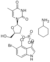 5-브로모-4-클로로-3-인독실 티미딘-3'-인산염, 시클로헥실람모늄염