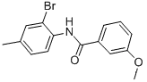 N- (2- 브로 모 -4- 메틸페닐) -3- 메 톡시 벤즈 아미드