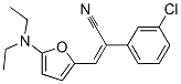벤젠아세토니트릴, 3-클로로-알파-[[5-(디에틸아미노)-2-푸라닐]메틸렌]-