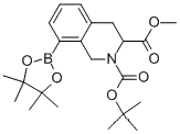 2,3(1H)-이소퀴놀린디카르복실산, 3,4-DIHYDRO-8-(4,4,5,5-TETRAMETHYL-1,3,2-DIOXABOROLAN-2-YL)-, 2-(1,1- 디메틸레틸)3-메틸에스테르