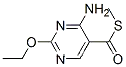 5-피리미딘카르보티오이산,4-아미노-2-에톡시-,S-메틸에스테르(9CI)