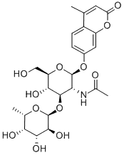 4-메틸움벨리페릴 2-아세트아미도-2-데옥시-3-O-(aL-푸코피라노실)-bD-글루코피라노사이드