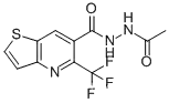 5-(트리플루오로메틸)티에노[3,2-B]피리딘-6-카복실산, 2-아세틸하이드라지드