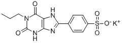 4-(2,6-ジオキソ-1-プロピル-2,3,6,7-テトラヒドロ-1H-プリン-8-イル)ベンゼンスルホン酸カリウム