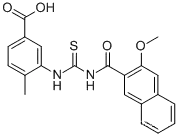3-[[[[(3-메톡시-2-나프탈레닐)카르보닐]아미노]티옥소메틸]아미노]-4-메틸-벤조산