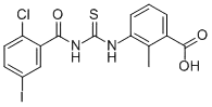 3-[[[(2-CHLORO-5-IODOBENZOYL)아미노]티옥소메틸]아미노]-2-메틸-벤조산