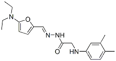 글리신, N-(3,4-디메틸페닐)-, [[5-(디에틸아미노)-2-푸라닐]메틸렌]히드라지드(9CI)