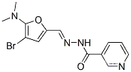 3-피리딘카르복실산, [[4-브로모-5-(디메틸아미노)-2-푸라닐]메틸렌]히드라지드(9CI)