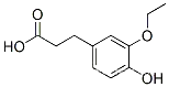 벤젠프로판산, 3-에톡시-4-하이드록시-(9CI)