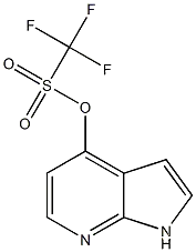 메탄설폰산, 트리플루오로-, 1H-피롤로[2,3-b]피리딘-4-일 에스테르(9CI)