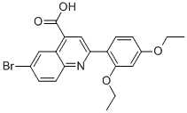 6-BROMO-2- (2,4-DIETHOXY-PHENYL) - 퀸놀린 -4-CARBOXYLIC ACID