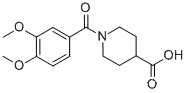 1-(3,4-디메톡시-벤조일)-피페리딘-4-카르복실산