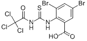 3,5-디브로모-2-[[티옥소[(트리클로로아세틸)아미노]메틸]아미노]-벤조산