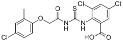 3,5-DICHLORO-2-[[[[(4-CHLORO-2-METHYLPHENOXY)아세틸]아미노]티옥소메틸]아미노]-벤조산