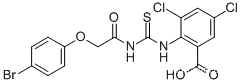 2-[[[(4-브로모페녹시)아세틸]아미노]티옥소메틸]아미노]-3,5-디클로로-벤조산