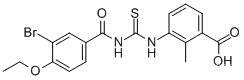 3-[[[(3-브로모-4-에톡시벤조일)아미노]티옥소메틸]아미노]-2-메틸-벤조산