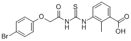 3-[[[[(4-브로모페녹시)아세틸]아미노]티옥소메틸]아미노]-2-메틸-벤조산