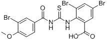 3,5-디브로모-2-[[[(3-브로모-4-메톡시벤졸)아미노]티옥소메틸]아미노]-벤조산