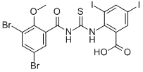 2-[[[(3,5-DIBROMO-2-METHOXYBENZOYL)아미노]티오옥소메틸]아미노]-3,5-DIIODO-BENZOIC ACID