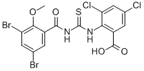 3,5-DICHLORO-2-[[[(3,5-DIBROMO-2-METHOXYBENZOYL)아미노]티옥소메틸]아미노]-벤조산