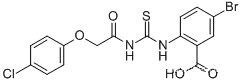 5-브로모-2-[[[[(4-클로로페녹시)아세틸]아미노]티옥소메틸]아미노]-벤조산