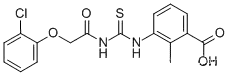 3-[[[[(2-클로로페녹시)아세틸]아미노]티옥소메틸]아미노]-2-메틸-벤조산