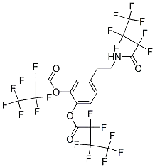ビス(ヘプタフルオロ酪酸)4-[2-[(ヘプタフルオロブチリル)アミノ]エチル]-1,2-フェニレン